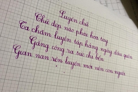 Lợi ích của thi luyện viết chữ đẹp