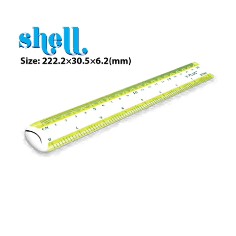 Thước kẻ SHELL 20Cm - Y PLUS