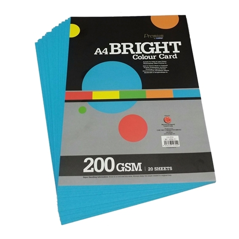 Giấy Bìa Màu A4 Bright Colour Card CHEEWAH