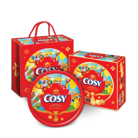 BÁNH QUY BƠ THẬP CẨM - KẸP KEM