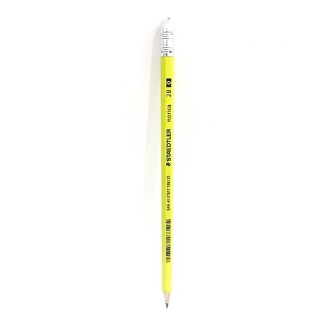 Bút chì gỗ vàng 2B có tẩy STAEDTLER