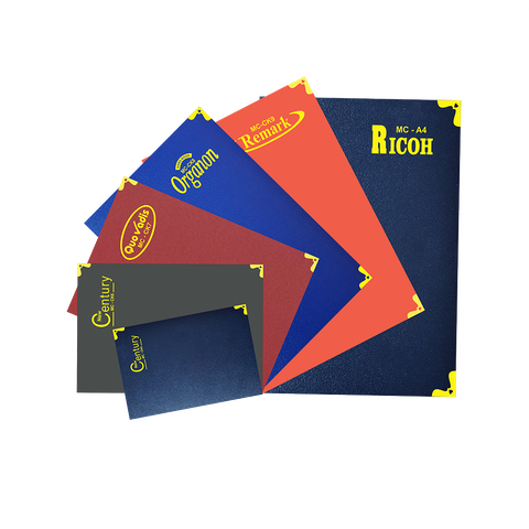 Sổ Bìa Da có nẹp góc đồng MC