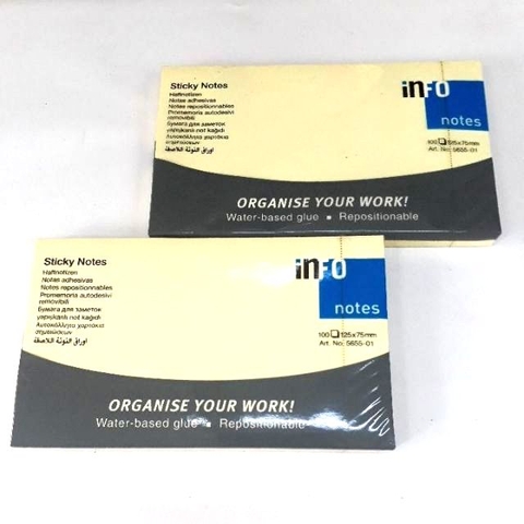 Giấy Note 125x75 INFO