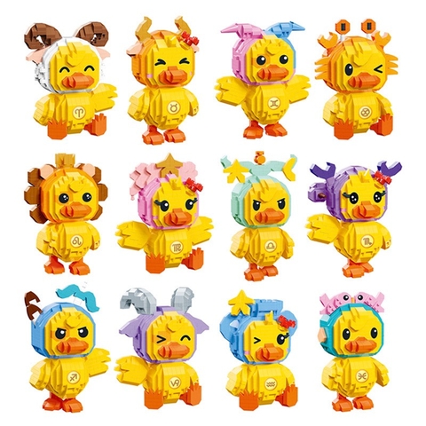 Lego LT Duck 12 Chòm Sao Hình Vịt Vàng Mẫu Mới 2023 - Mã MY97052