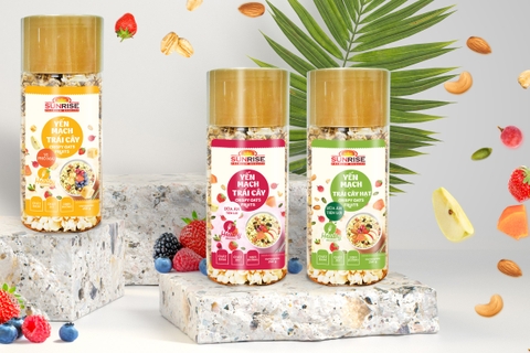 Hộp Yến Mạch Trái Cây Sunrise (250g)