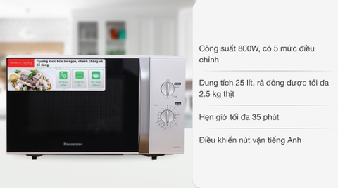 Lò vi sóng Panasonic NN-SM33HMYUE 25 lít