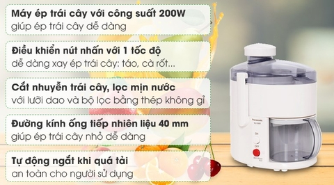 Máy ép trái cây Panasonic MJ-68MWRA
