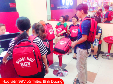 Balo trung tâm ngoại ngữ