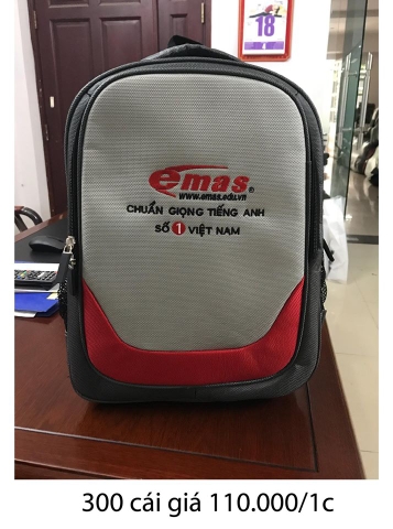 May balo trung tâm ngoại ngữ Emas