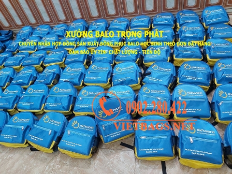 May balo đồng phục mầm non