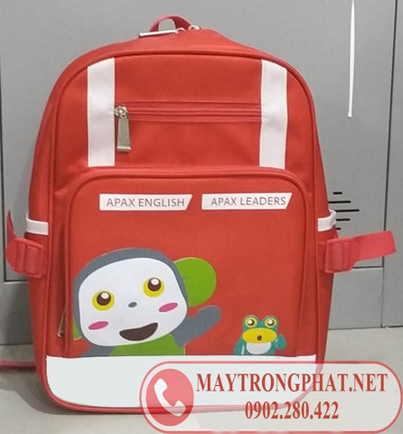 May balo trung tâm anh ngữ Apax English