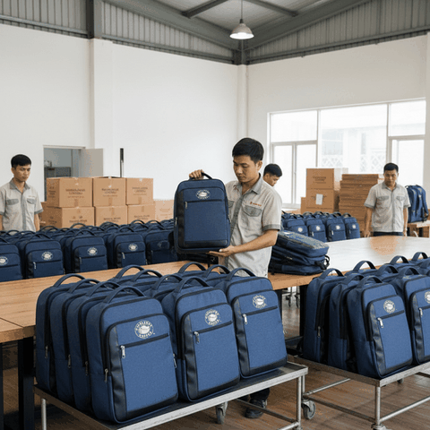 May balo quà tặng Highlands Coffee – Giải pháp quà tặng thương hiệu chuyên nghiệp