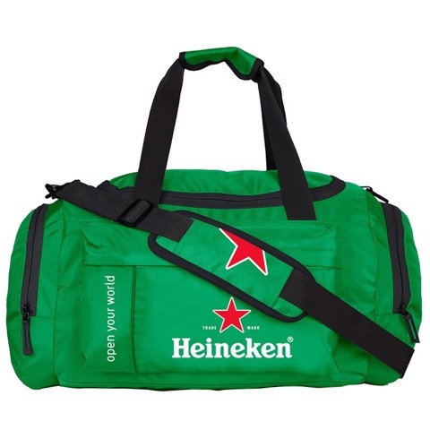 Sản xuất túi trống du lịch quà tặng Heineken