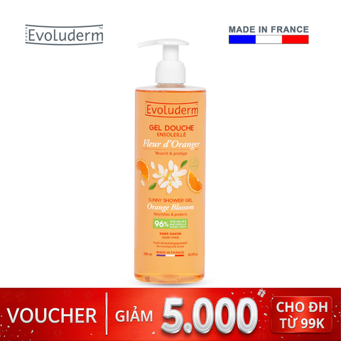 Gel tắm chiết xuất hoa Cam