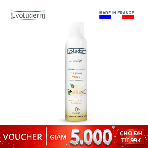 Xịt khử mùi cơ thể hương Vanilla 24h