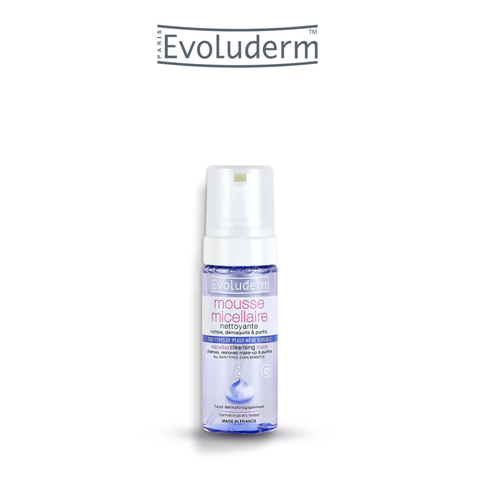 Bọt rửa mặt Micellar Evoluderm 150ml