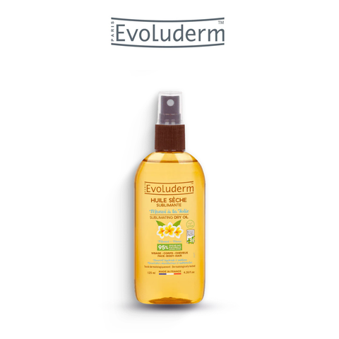 Tinh dầu khô thăng hoa Evoluderm chiết xuất hoa Monoi 125ml