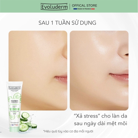 Mặt nạ dưỡng da Evoluderm chiết xuất dưa leo 150ml