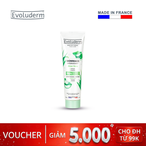 Gel tẩy tế bào chết Evoluderm chiết xuất từ tinh chất Lô Hội 150ml