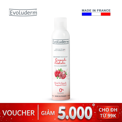 Xịt khử mùi 24H Energizing hương lựu