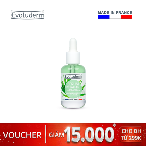 Tinh chất serum Evoluderm Moisturizing do giúp da cho da sáng bóng, dưỡng ẩm sâu, không bết dính 30ml.