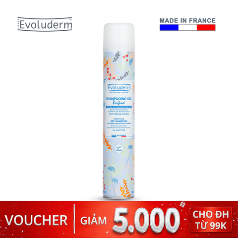 Dầu gội khô Evoluderm cho mọi loại tóc 400ml