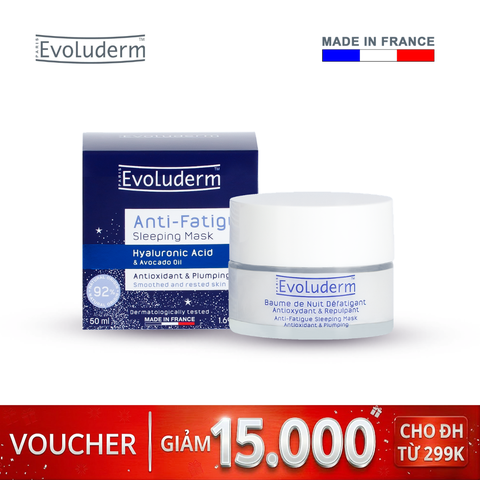 Mặt nạ ngủ Evoluderm nuôi dưỡng giúp da căng mọng và rạng rỡ 50ml