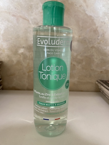 Nước hoa hồng Evoluderm dưỡng ẩm cho da hỗn hợp và dầu mụn 250ml