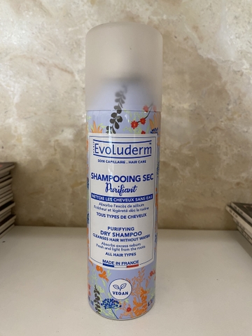 Dầu gội khô Evoluderm cho mọi loại tóc 200ml
