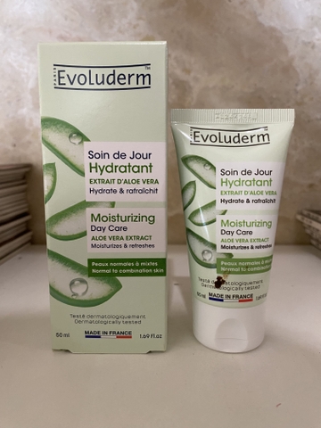 Kem dưỡng ẩm phục hồi Evoluderm Moisturizing chăm sóc da thường, da dầu hỗn hợp cho làn da mịn màng tươi sáng 50ml