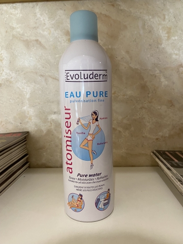 Xịt khoáng Evoluderm giúp dưỡng ẩm cấp nước và làm dịu làn da 400ml
