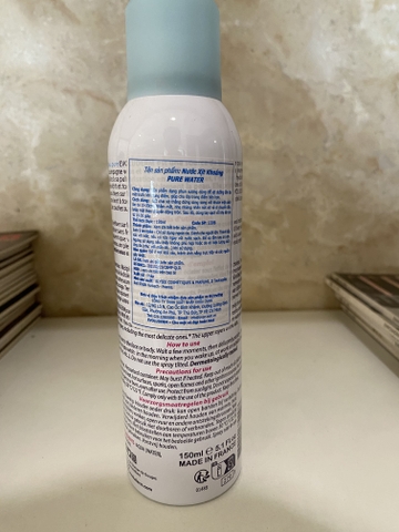 Xịt khoáng Evoluderm giúp dưỡng ẩm cấp nước và làm dịu làn da 150ml
