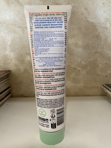 Gel tẩy tế bào chết Evoluderm tinh chất Cà rốt 150ml