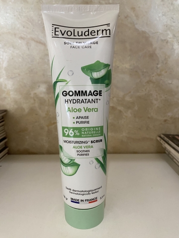 Gel tẩy tế bào chết Evoluderm chiết xuất từ tinh chất Lô Hội 150ml