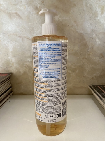 Gel rửa mặt sáng da Vitamin C Evoluderm 500ml