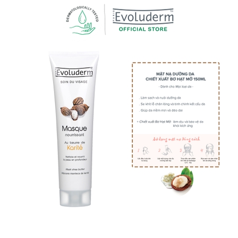 Mặt nạ dưỡng da Evoluderm chiết xuất Bơ hạt mỡ 150ml