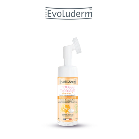 Sữa rửa mặt Micellar dạng bọt Vitamin C Evoluderm 150ml