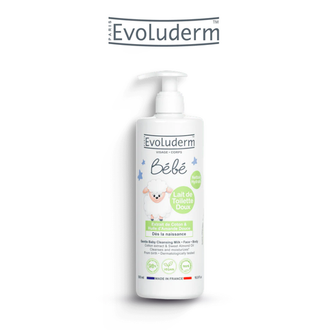 Sữa rửa mặt dịu nhẹ cho mặt và cơ thể em bé
