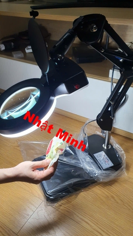 Kính lúp để bàn 3X đèn LED Hàn Quốc SK102L-B3 SEKI Optical