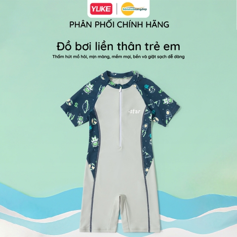 Đồ bơi bé trai YUKE liền thân ngắn phong cách Hàn Quốc