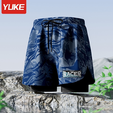 Quần bơi nam YK12 đi biển 2 lớp kiểu dáng thể thao