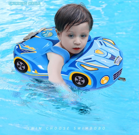 Phao bơi Foam xốp kẹp nách hình Ô tô siêu xinh không cần bơm hơi Swimbobo