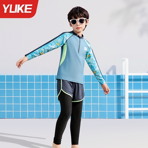 Đồ bơi bé trai tay dài quần dài hiệu YUKE