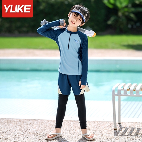 Đồ bơi bé trai Hiệu YUKE YY1166 Tay dài Quần dài