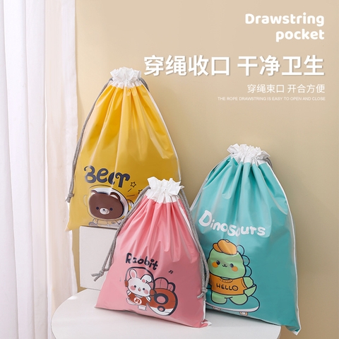 Túi đựng đồ bơi, đồ ướt, đồ dơ bỏ cặp gọn gàng cho bé yêu - sử dụng được nhiều lần