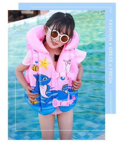 Áo Phao Cho Bé in hình BABY SHARK đáng yêu