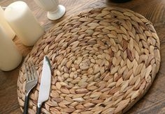 High-Quality Woven Wicker Place Mats, Rattan Placemat and coaster, Wicker table decor placemat, eco-friendly gift for beloved ones