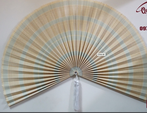 Bamboo Fan Hanging Wall Decor 11