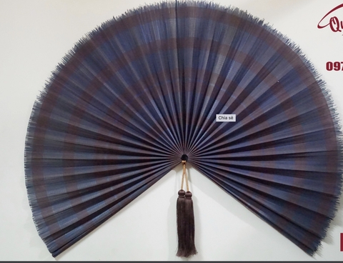 Bamboo Fan Hanging Wall Decor 12