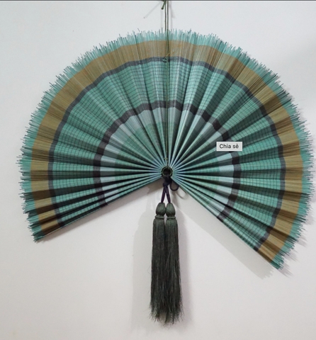 Bamboo Fan Hanging Wall Decor 04